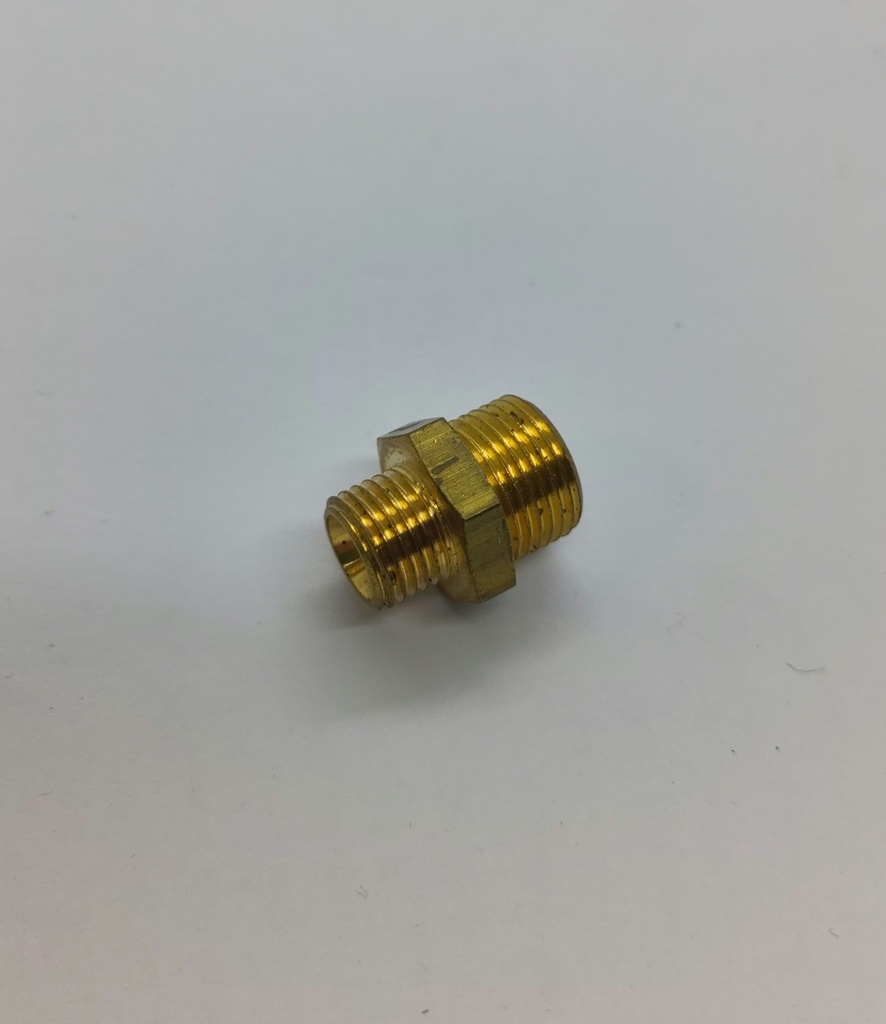 Raccord laiton mâle 3/8" x  mâle 1/4"