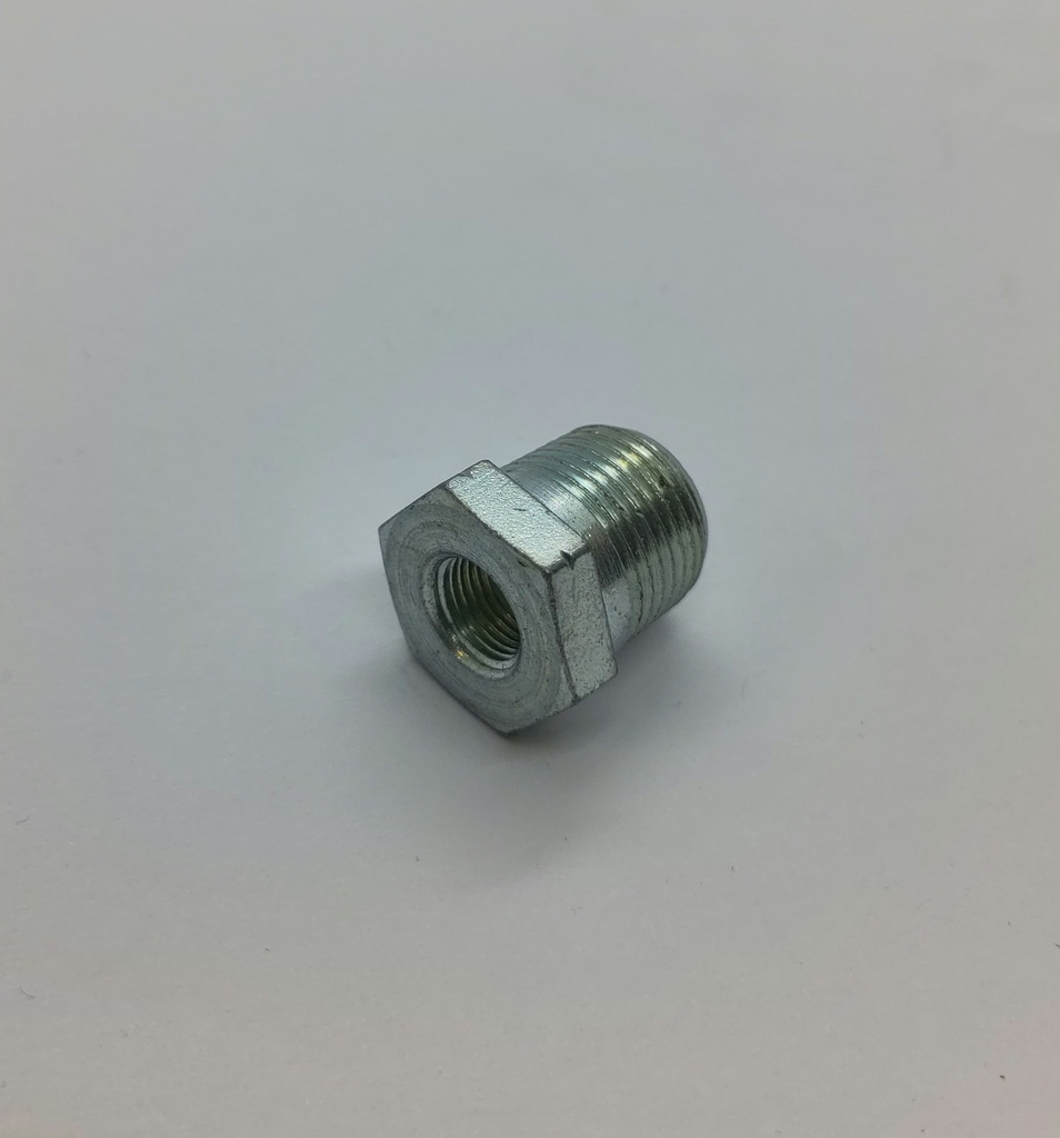 Raccord acier mâle 3/8" x  femelle 1/8"