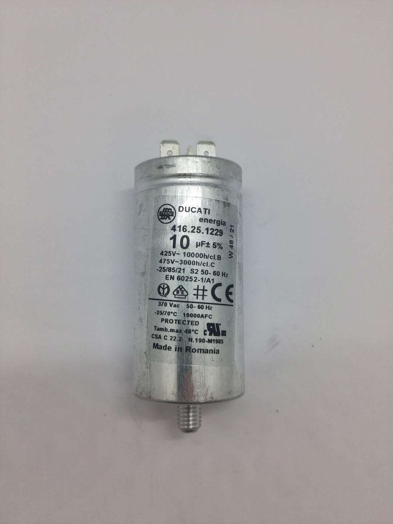 Condensateur Ducati (vissé) - ø35 x 78mm - 10uF - 450Vac - Universel