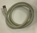 Tuyau d'arrivée d'eau / Aquastop - 2.5 mètre - Lave linge - Bauknecht / Universel