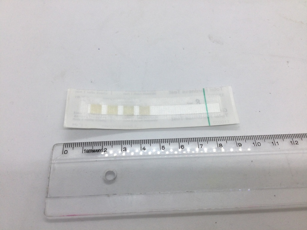Bande test dureté de l’eau - 4 zones - 1.10032