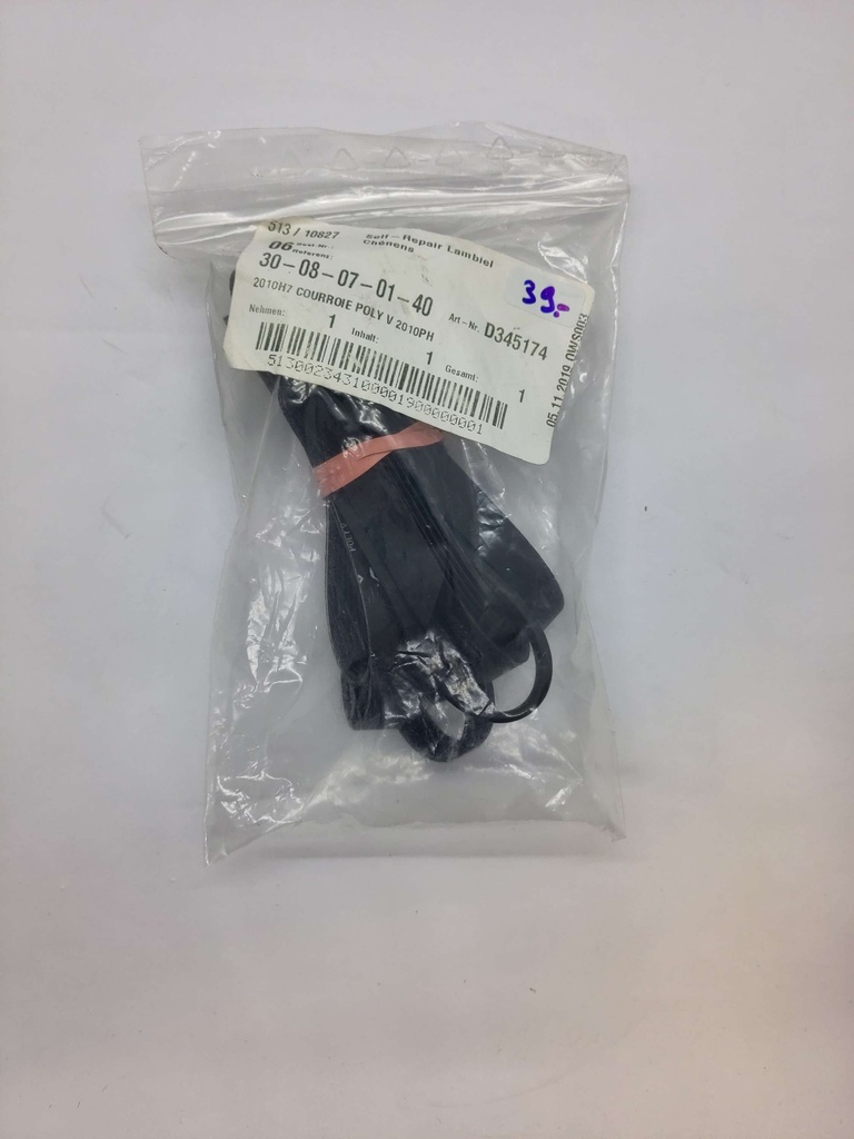 Courroie Poly V (rainure) 2010 H7 x 11.2mm - Universel