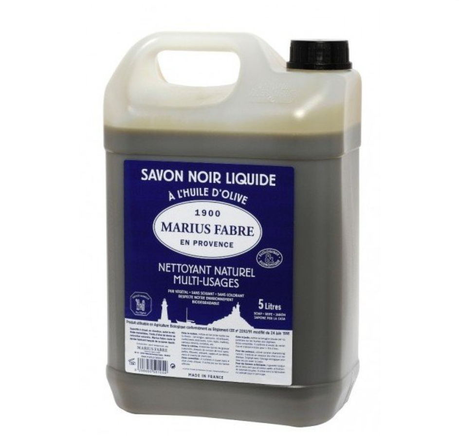 [5NL] Savon noir à l'huile d'olive - 5 litres - Marius Fabre - Universel