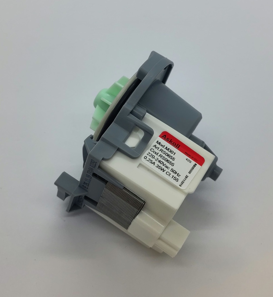 Pompe de vidange M301 - RS0655 - lave-vaisselle - Bauknecht / Whirlpool