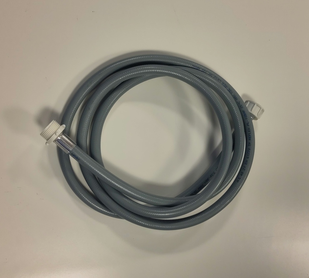 Tuyau d'arrivée d'eau (rallonge) 2x droit male et femelle 3/4" - 2.5 m - Universel