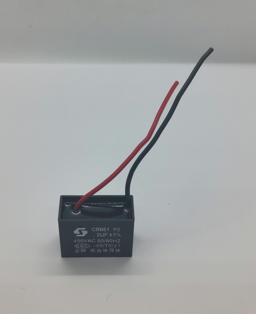 Condensateur 2uF CBB61 450Vac