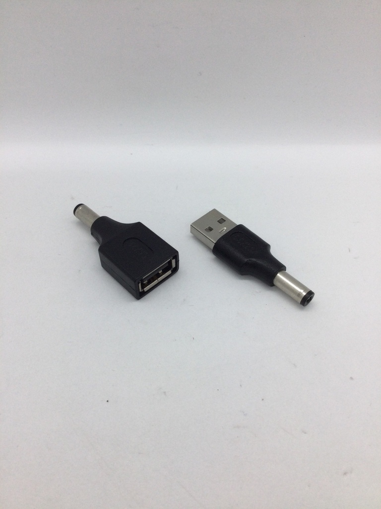 Lot adaptateur mâle/mâle (5.5x2.1/USB) & mâle/femelle (5.5x2.1/USB)