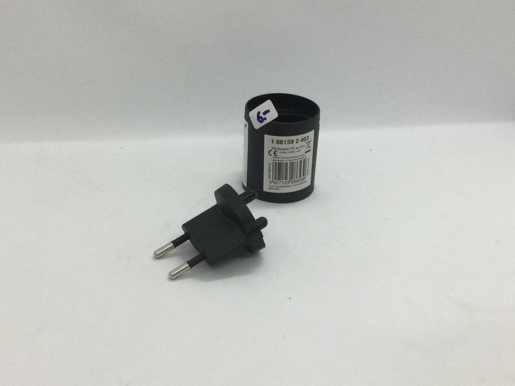 Adaptateur fixe Euro vers CH - Universel - Phase/Neutre