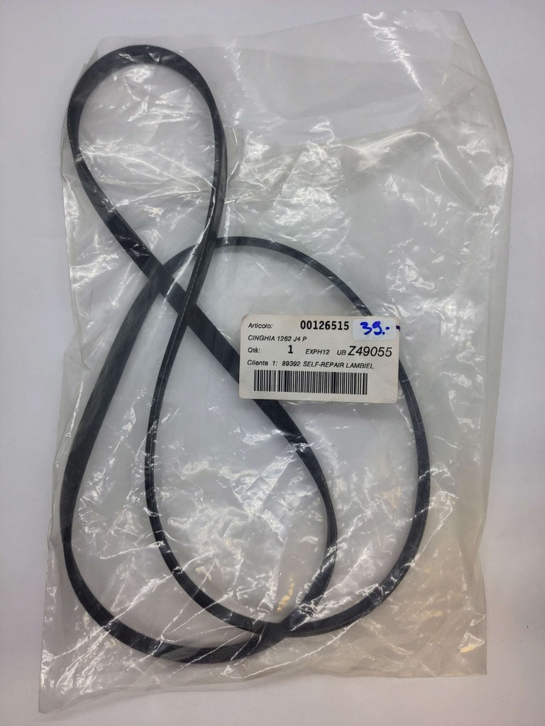 Courroie Poly V (rainure) 1262 J4 x 9.6mm - Universel