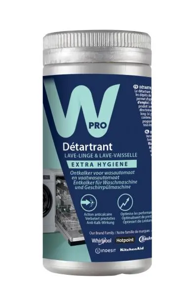 Détartrant (calcaire) lave-linge - 250g  - Wpro - Universel