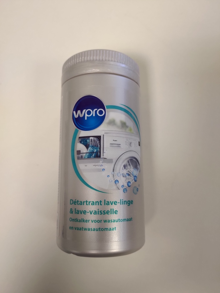 Détartrant (calcaire) lave-linge - 250g  - Wpro - Universel