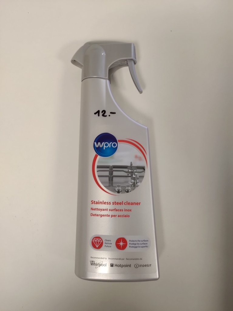Nettoyant surface inox en spray - Wpro