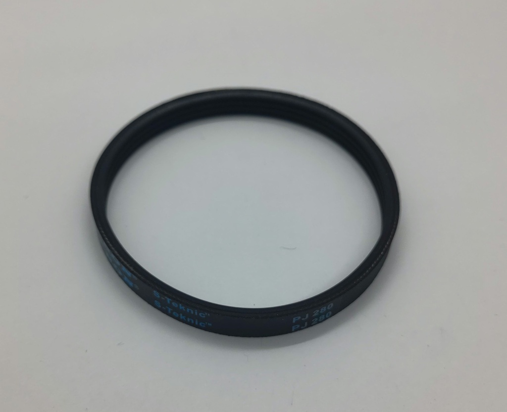 Courroie Poly V (rainure) 280 PJ4 - ø89mm x 280mm x 9mm - Universel