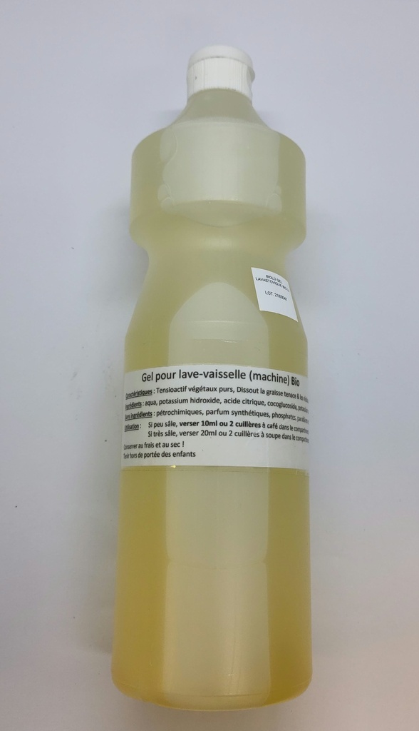 Gel lave-vaisselle Bio (machine) - 1 litres - Universel