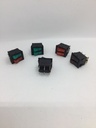 Interrupteur double on/off - (31x25mm) 6 pins - 16A (max.) - 250V - KCD3-2