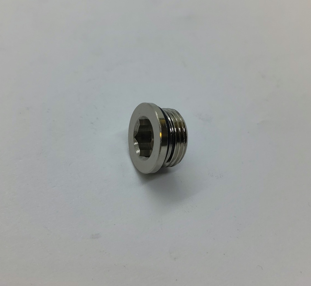 Bouchon acier inox 3/8" mâle