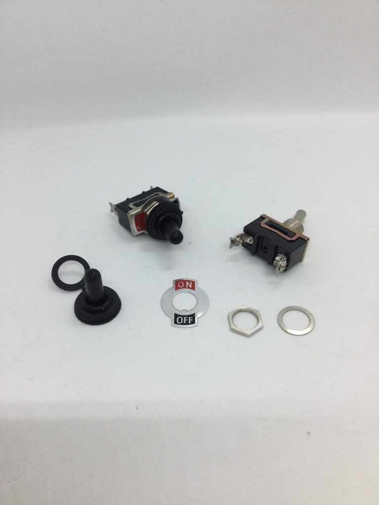 Interrupteur à levier on/off - (30x15mm) 2 pins - 5A (max.) - 250V