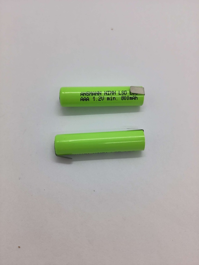 Ni-MH Batterie (2x) - LSD L06 AAA 1.2V - 800mAh - 10x43mm - Ansmann / Universell