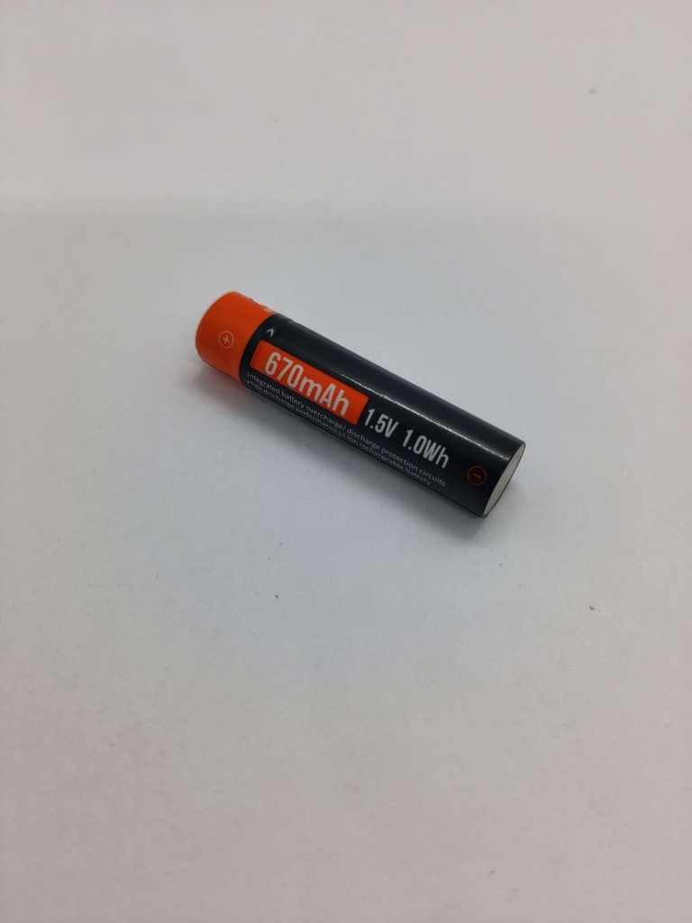 Batterie Li-ion (1x) - NRB - L670 - Micro USB - AAA - 1.5V - 670mAh - Universel