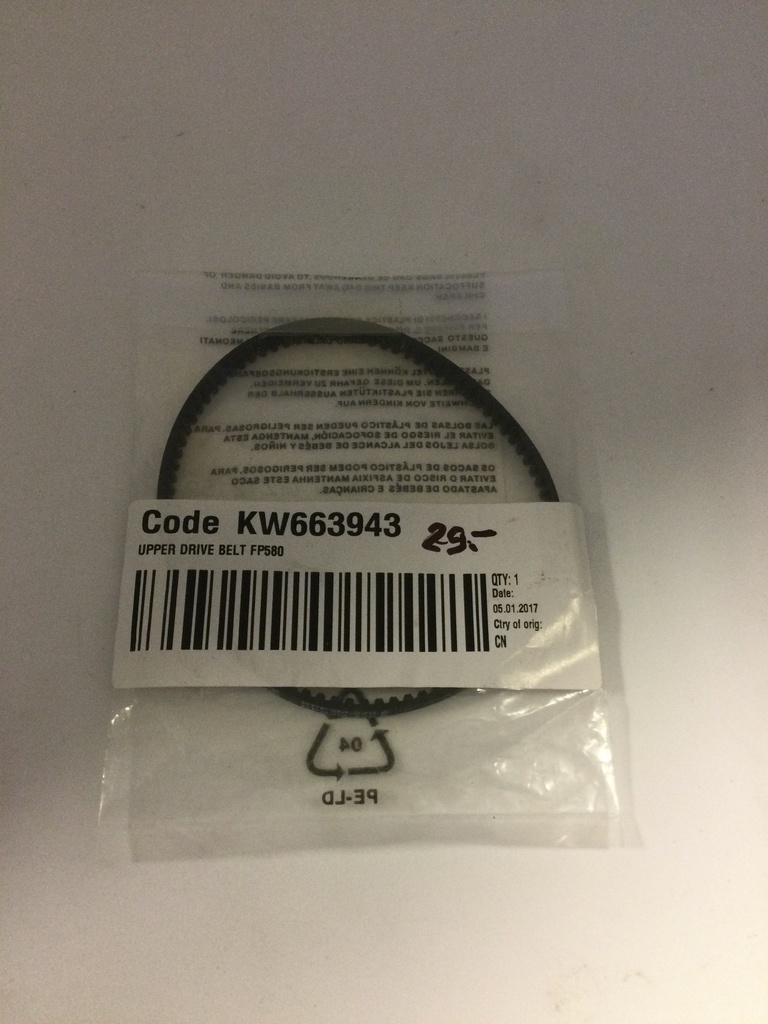 Courroie crantée FP580 - Kenwood 