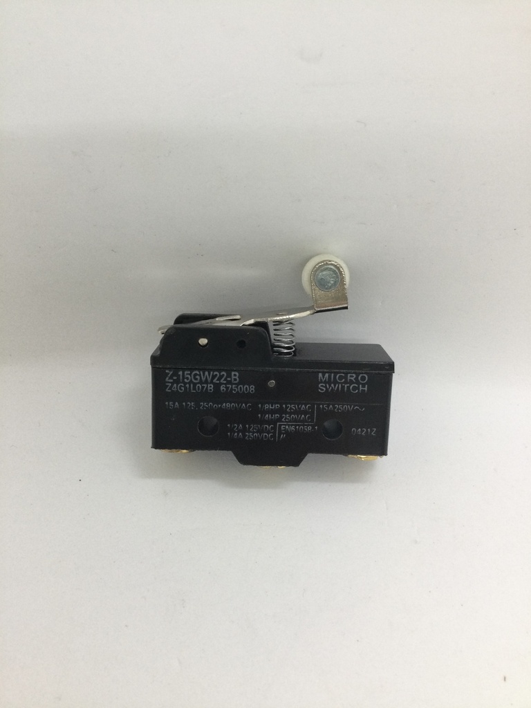 Micro Switch 3 pin molette - NO/NC - 15A (max) 220V - Universel