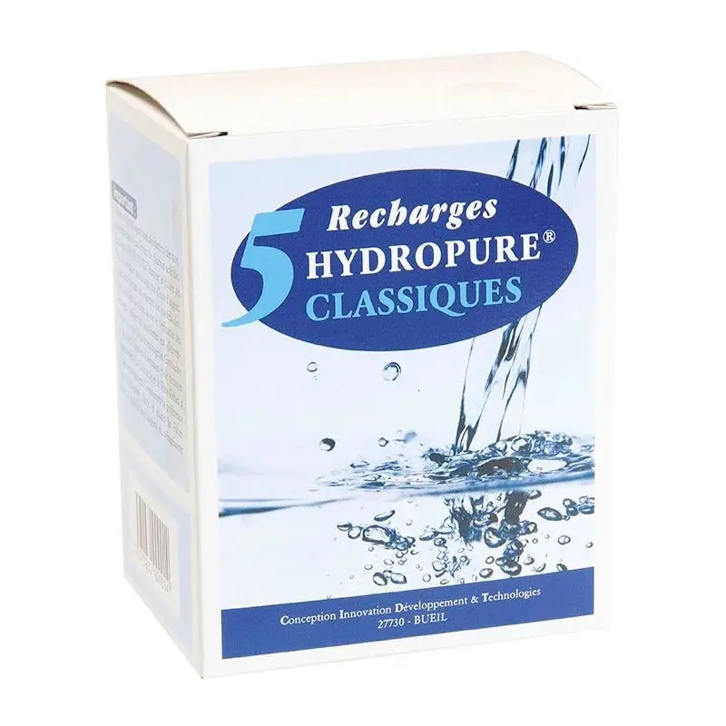 Recharge pour Filtre Pichet - 5 sachets - Anticalcaire - Hydropure - Universel