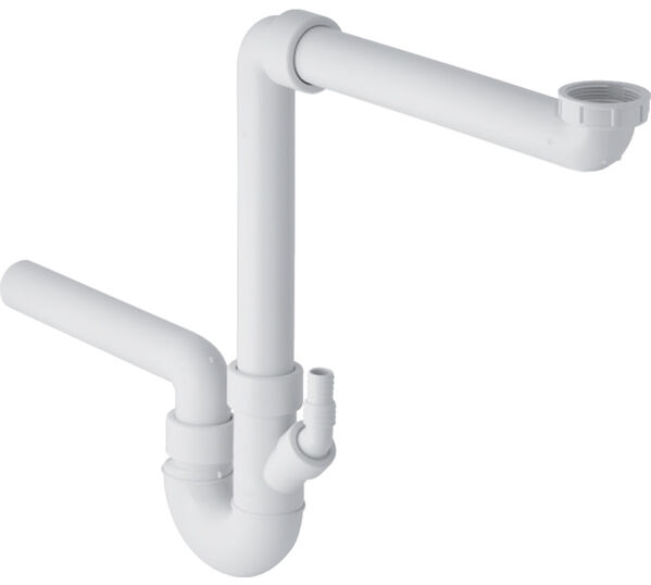 Tuyau d'écoulement sous évier avec siphon - 1 1/2" - 152.800.06.1 - Geberit