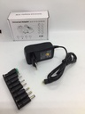 Chargeur 6V à 24V + kit embout - 2000mA (max) 41W - 5.5mm - PSE50348 - Universel