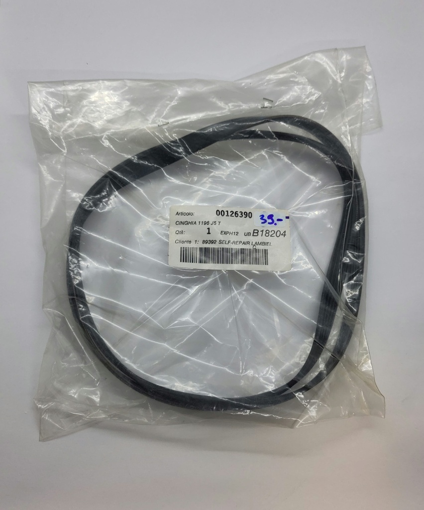 Courroie 1196 J5 x 11.8mm poly V (rainure)