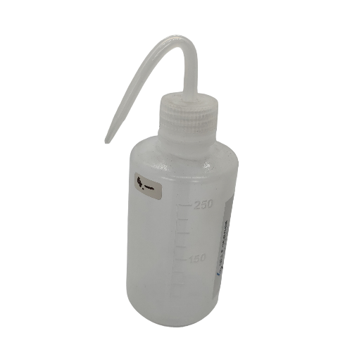 Doseur liquide vide (Ethanol, Acetone, ...) - Plastique Transparent Gradué - 250ml
