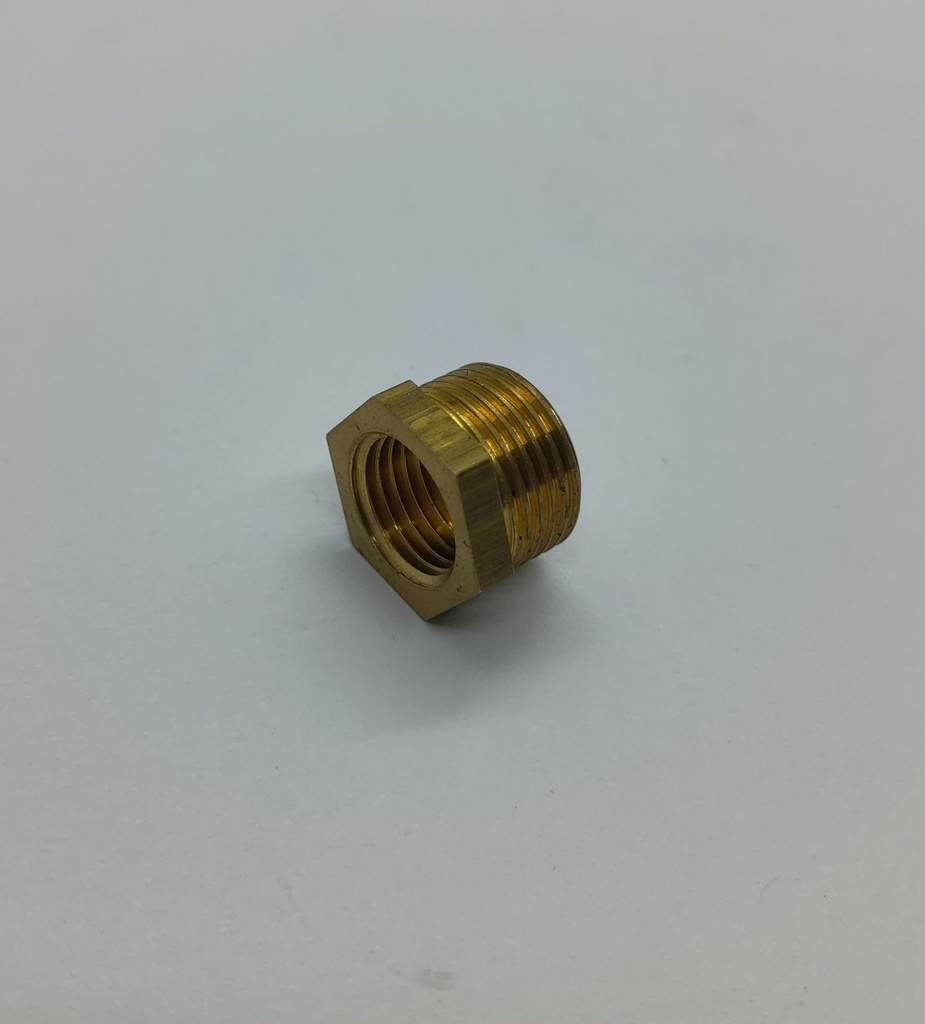 Raccord laiton mâle 3/8" x  femelle 1/4"