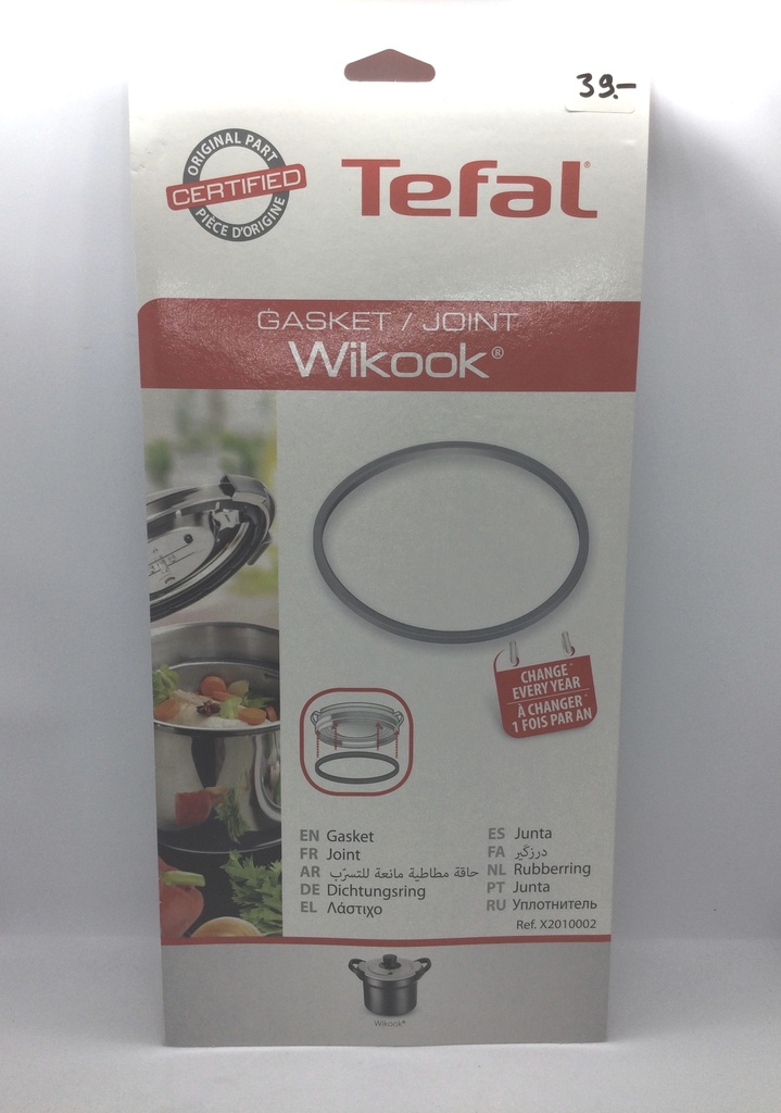 Joint silicone - 4 litres - X2010002 - autocuiseur - Tefal / Wikook