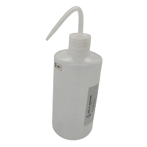 Leerer Flüssigkeitsdosierer (Ethanol, Aceton, ...) - Transparentes Kunststoff mit Graduierung - 500 ml