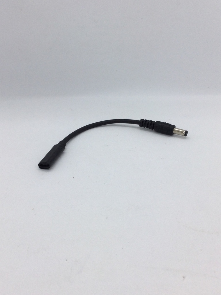 Adaptateur mâle/femelle (5.5x2.1 / USB 3.1 C) + câble - 17cm