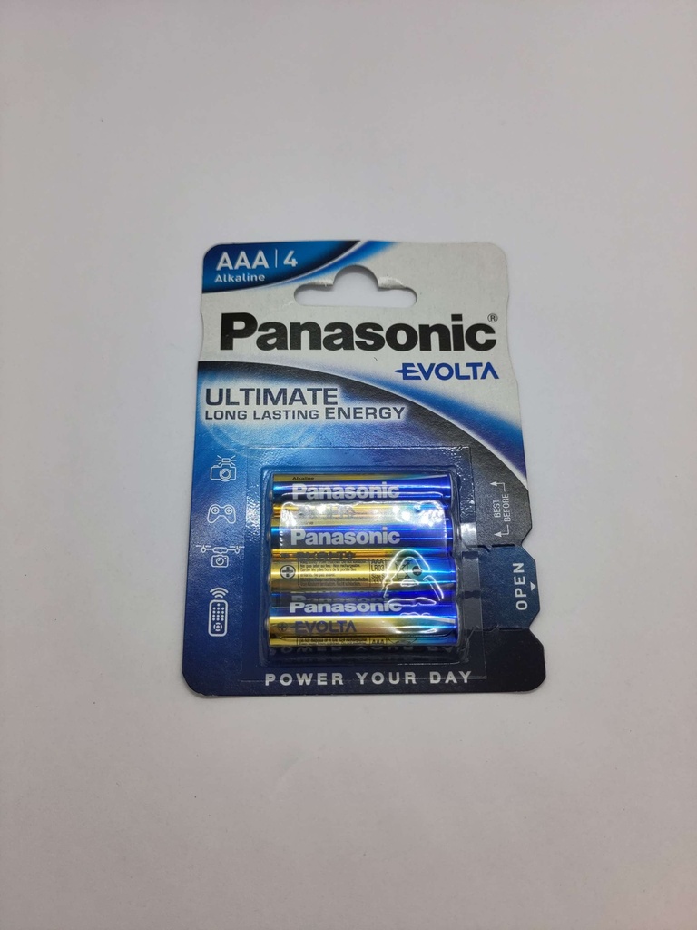 Pile Alkaline (4x) LR03 - AAA - 1.5V - ø10x43mm - Panasonic / Universel