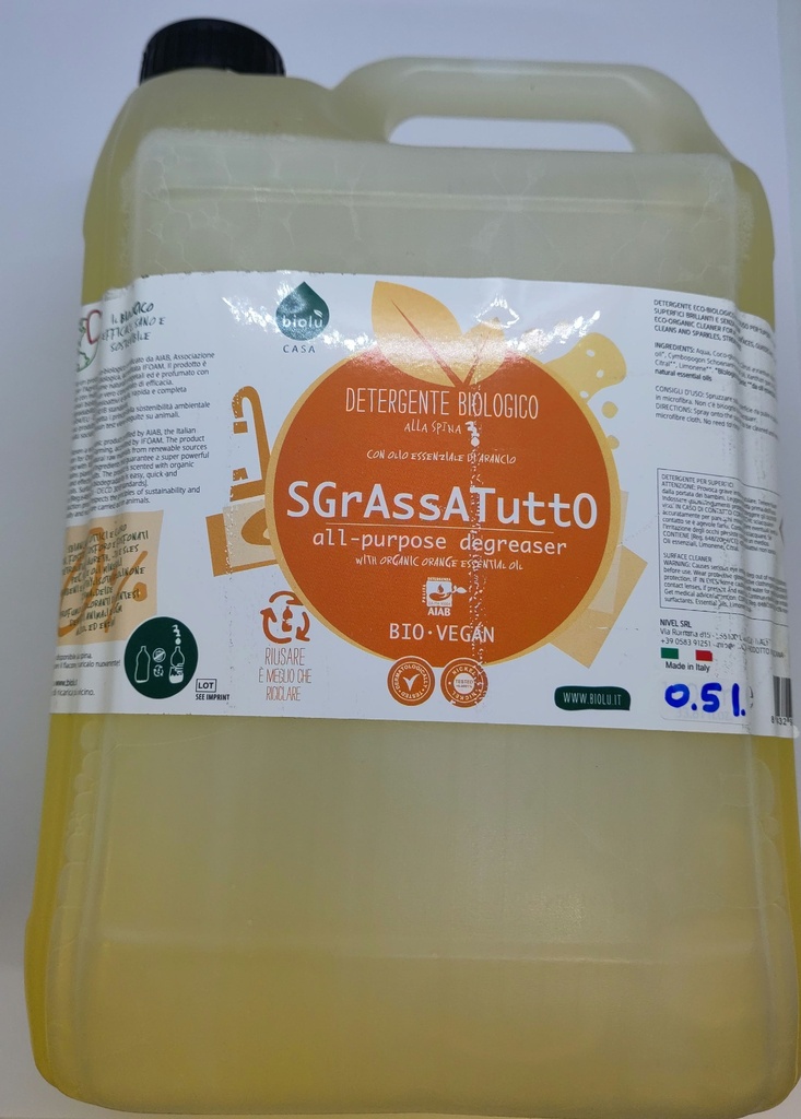 Dégraissant / Détergent - Surface / Sol / Vitre - 5 litres - Universel