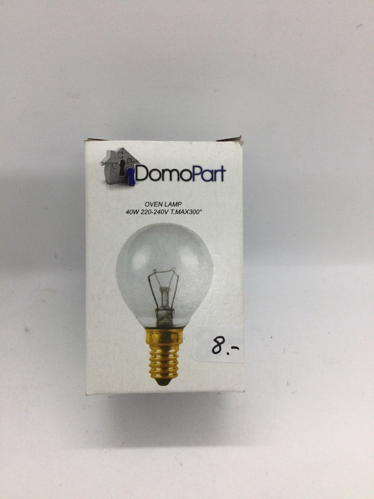 Ampoule halogène - E14 - 40W - 220V - 300 degrés - Universel
