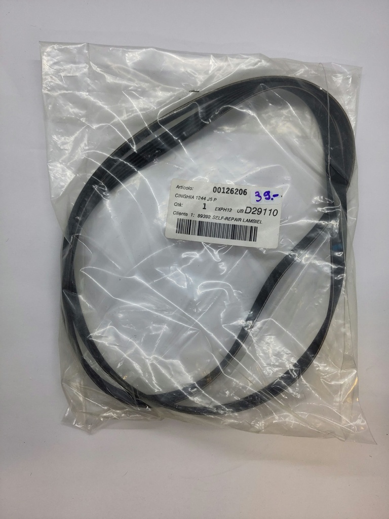 Courroie Poly V (rainure) 1244 J5 x 11.7mm - Universel