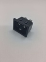 Fiche mâle carré - (3 broches 6.3mm)  16A / 250V - Universel