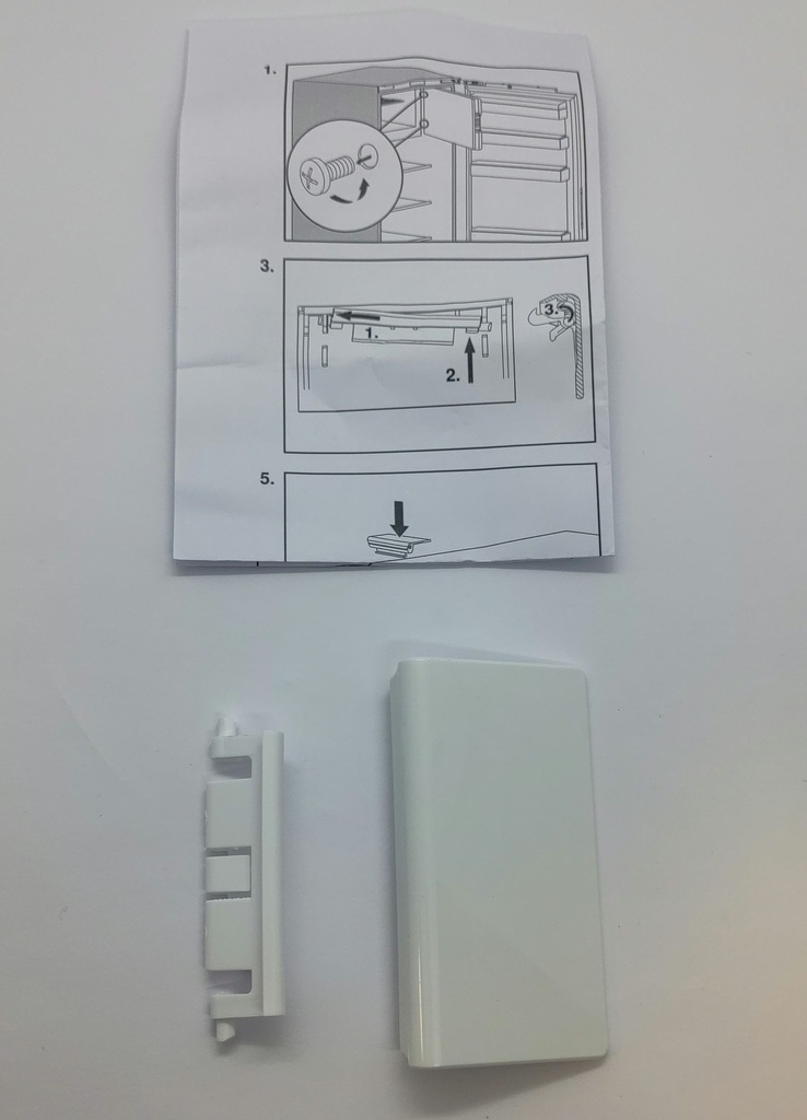 Poignée de porte petit congélateur - 50296372001 - Froid - Electrolux
