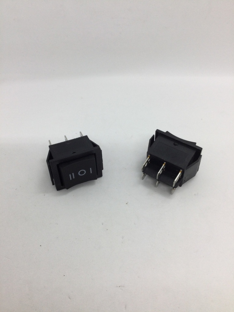 Interrupteur 2 vitesses on/off - (31x25mm) 6 pins - 16A (max.) - 250V - KCD4-202