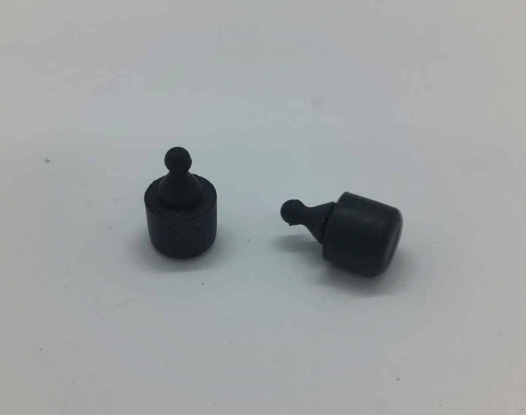 Kit Tampon d'amortis pour fermeture de porte - 10005353 - Four - Bosch / Siemens
