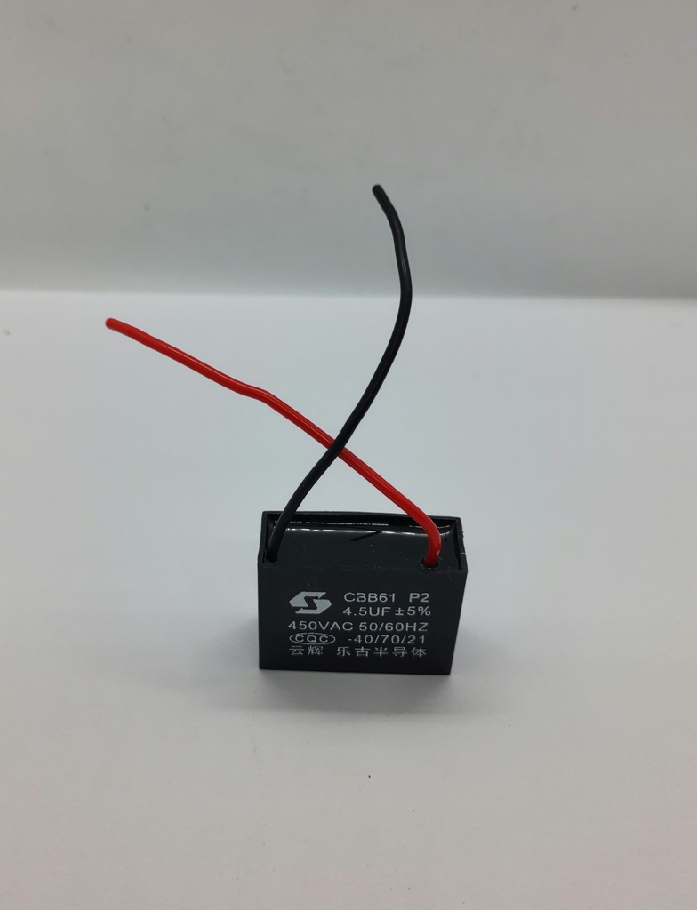 Condensateur CBB61 - 4.5uF - 450Vac - Universel
