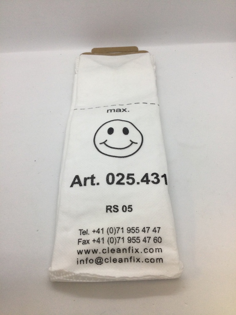 [025.431] Sac Aspirateur Dorsal Cleanfix RS05 025.431