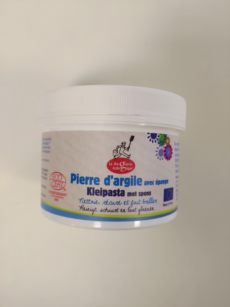 Pierre d'argile avec éponge Nettoyant Universel - ECOCERT