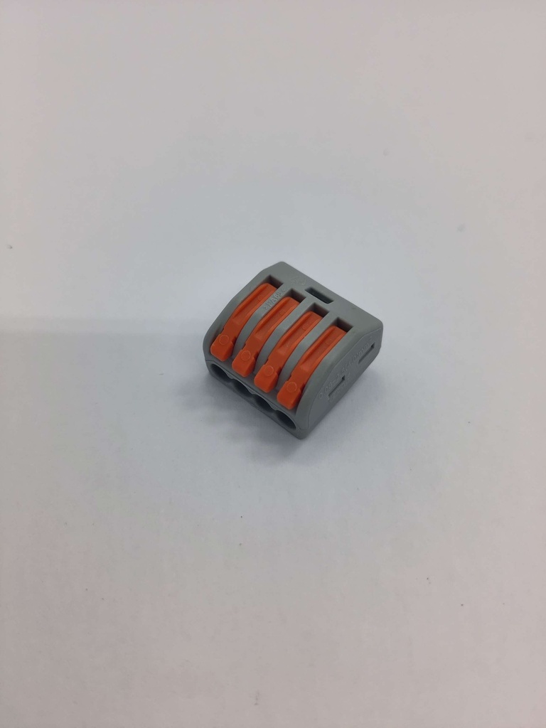 Borne raccordement connexion Wago 4 voies