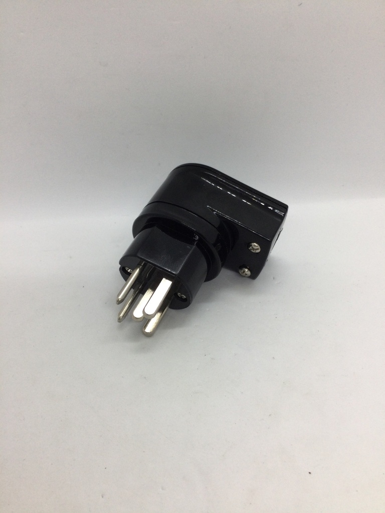 Fiche CH T25 mâle / 13mm - 16A - coudé - Universel