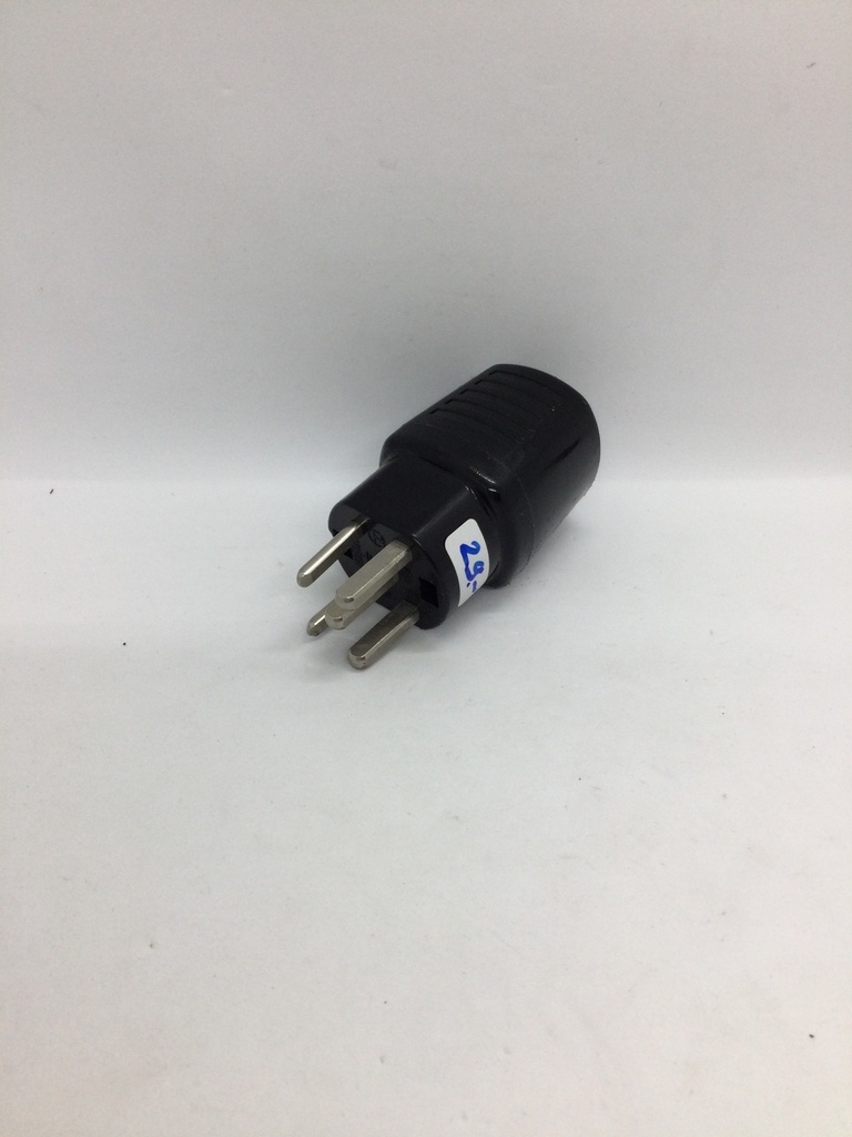 Fiche CH T25 mâle / 13mm - 16A - droit - Universel