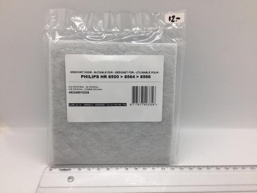 Filtre moteur sandwich - 482248010228 - HR 85** - aspirateur - Philips + Sqoon FC6033