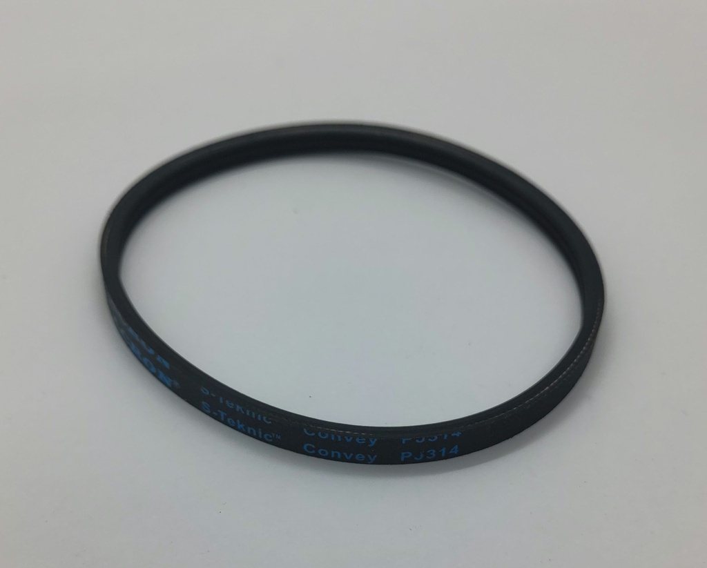 Courroie Poly V (rainure) 314 3PJ - ø100mm x 314mm x 7mm - Universel